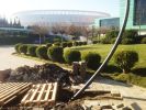 Прокол под дорогой без повреждения ландшафта фотография